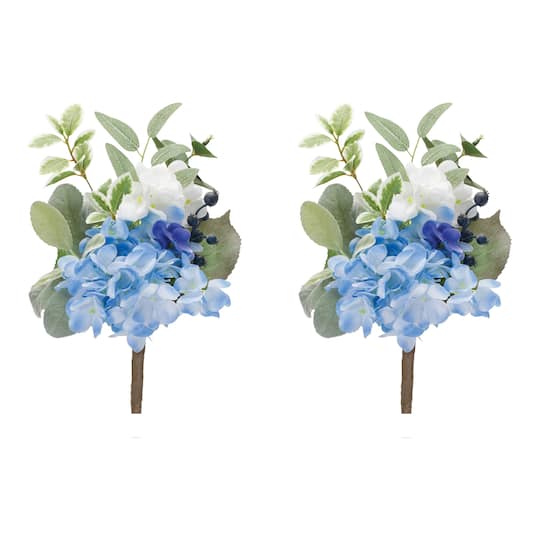 Mixed Floral Pick, 2ct. By Melrose in Green | 15" | Michaels®